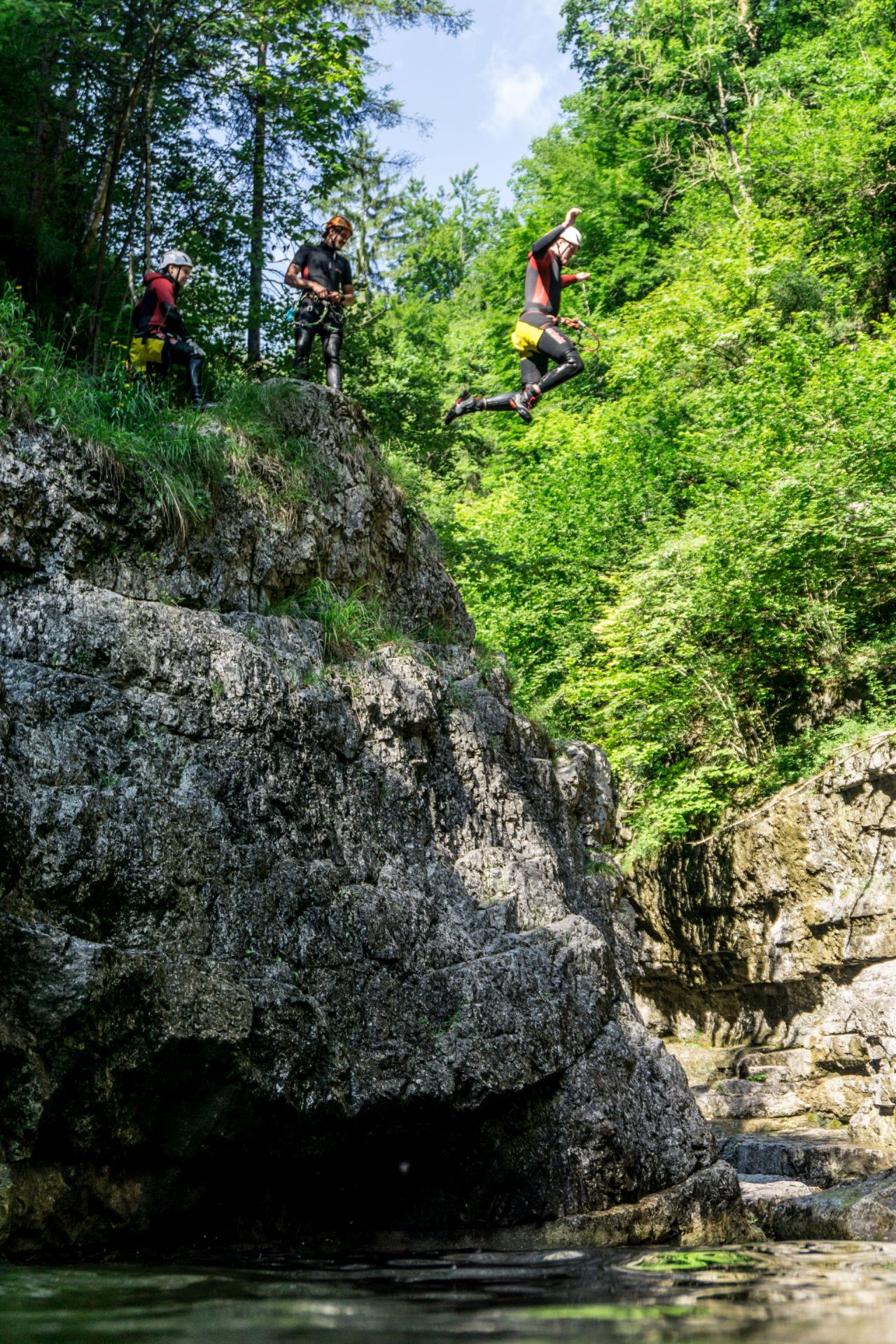 canyoning almbachklamm